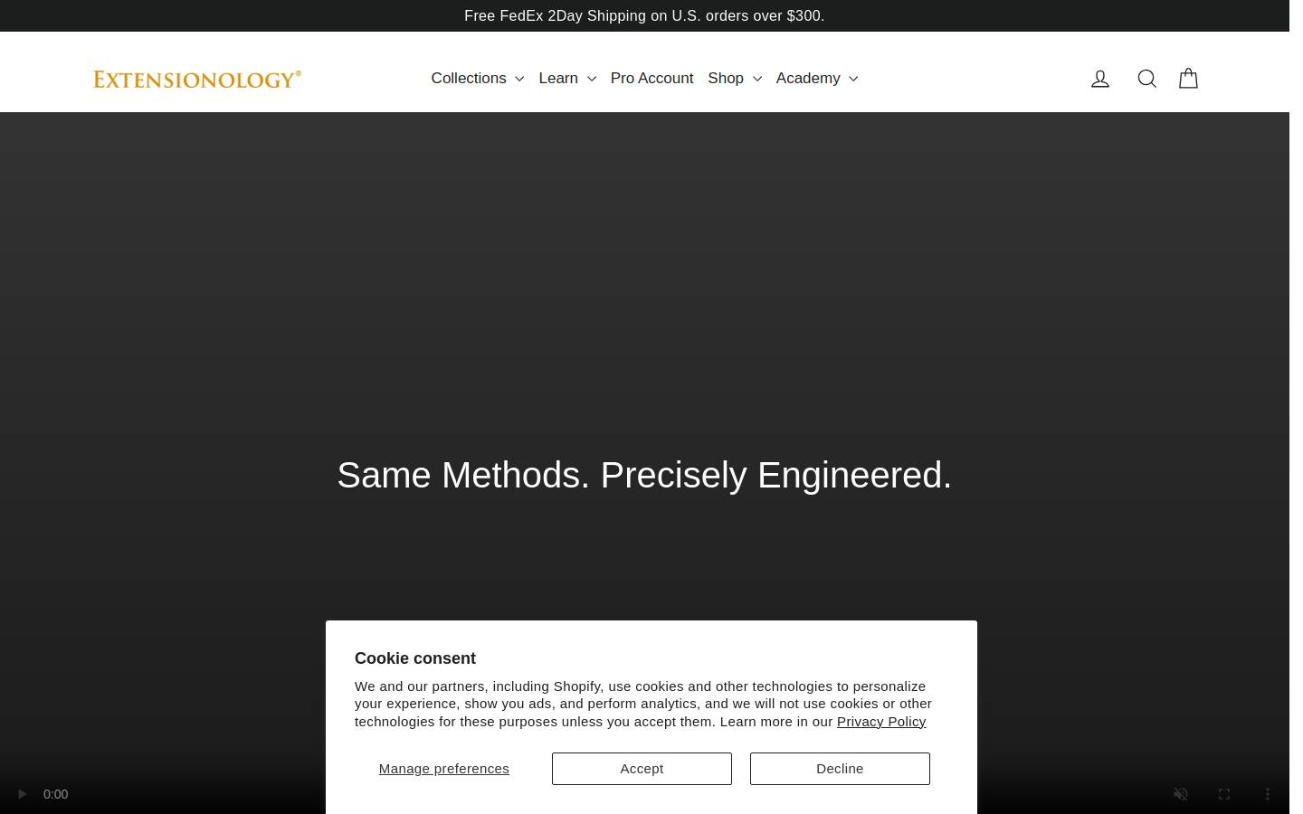 extensionology.com homepage screenshot