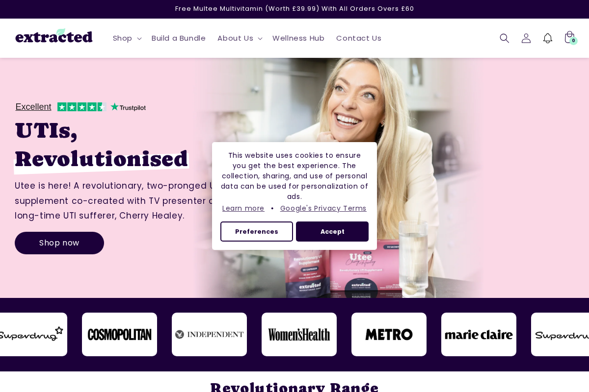 Extracted homepage screenshot