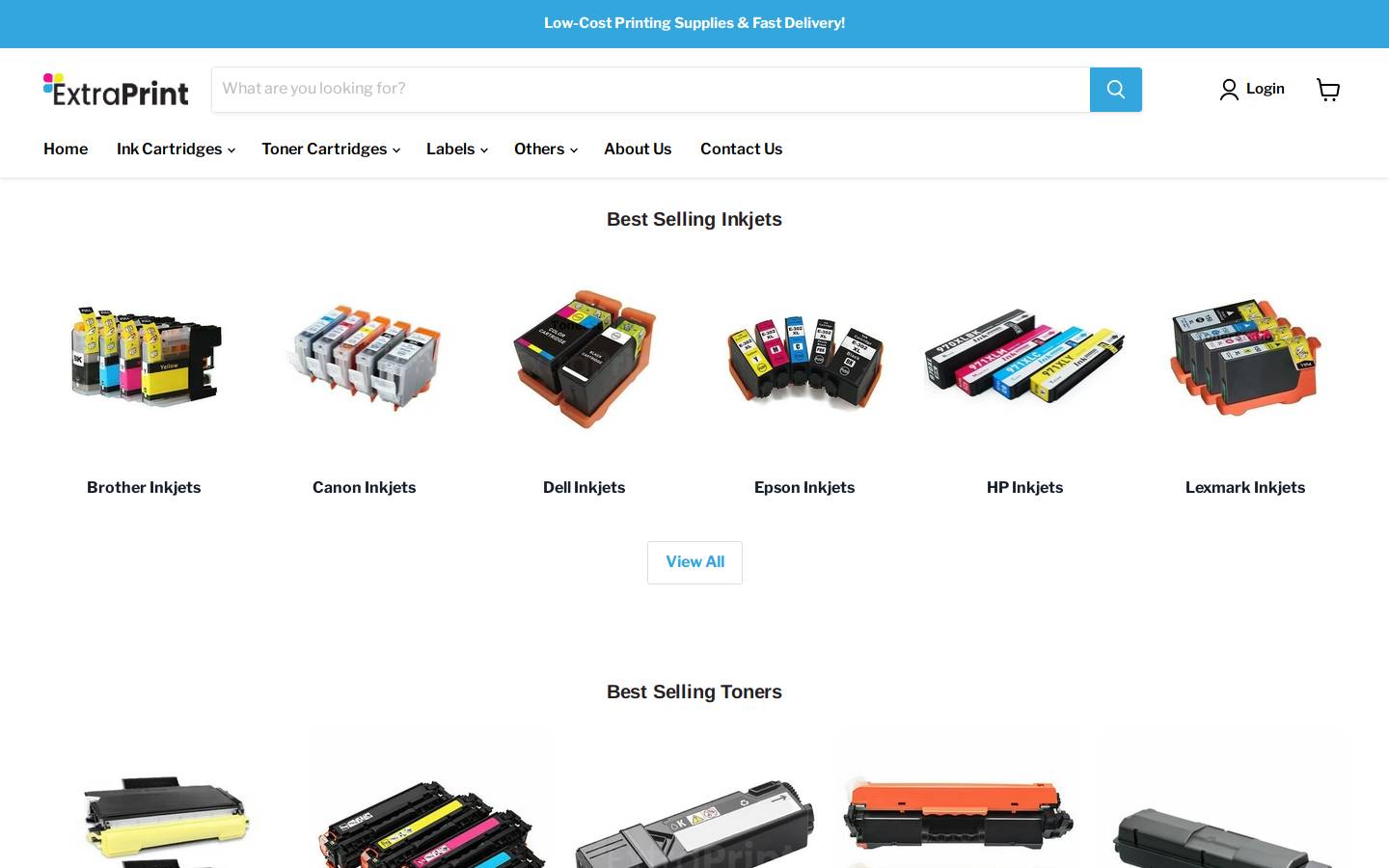 extraprint.com.au homepage screenshot
