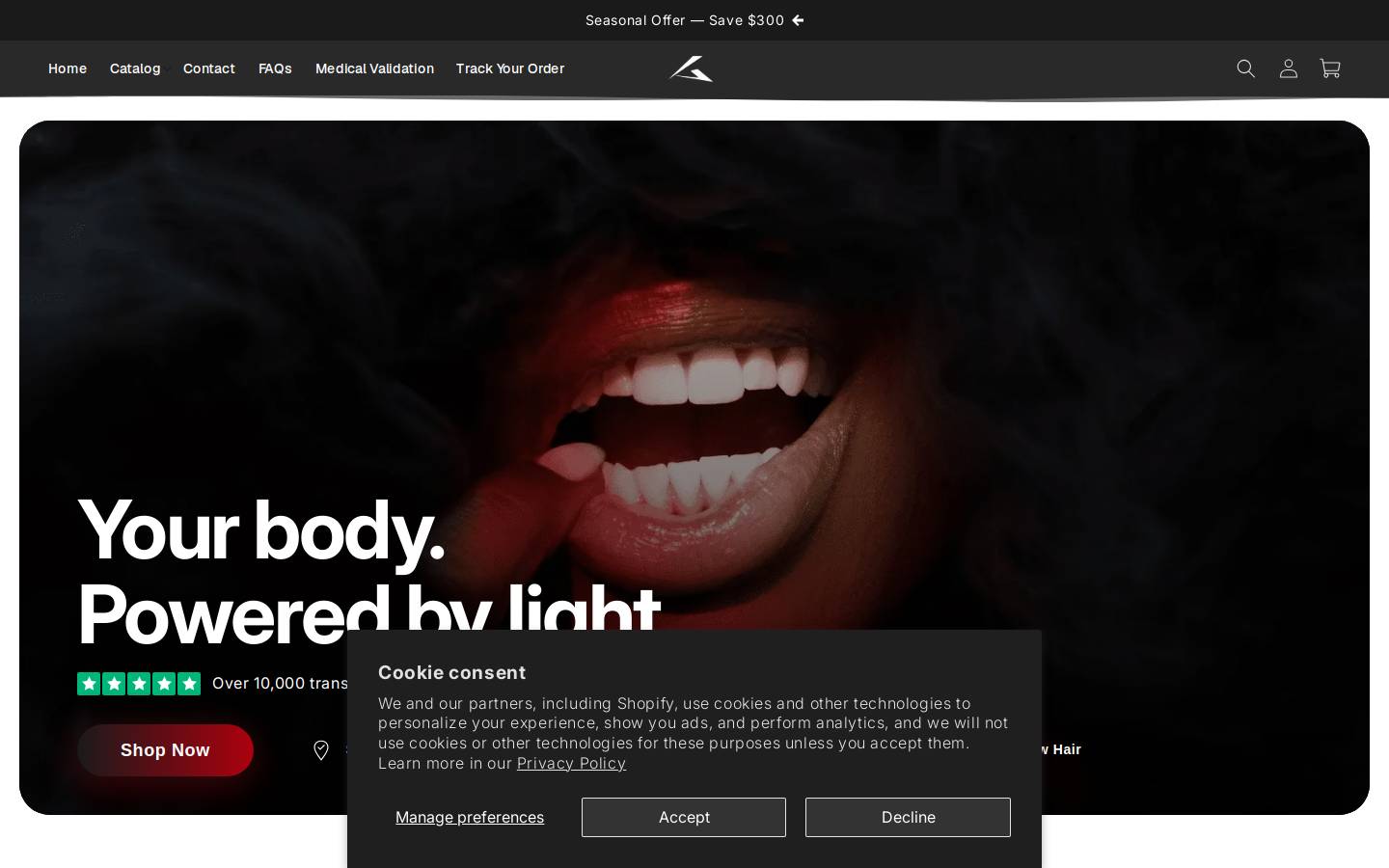 Exyross homepage screenshot