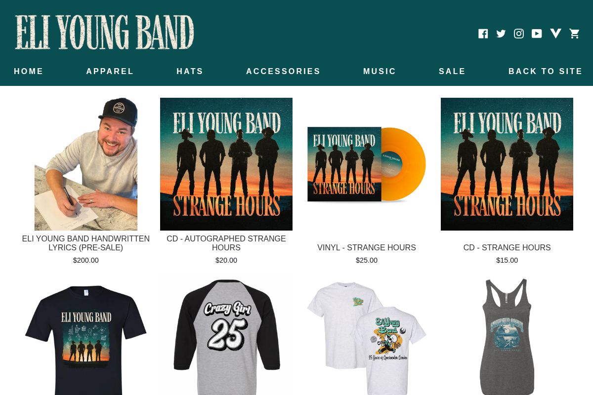 eybmerch.com homepage screenshot