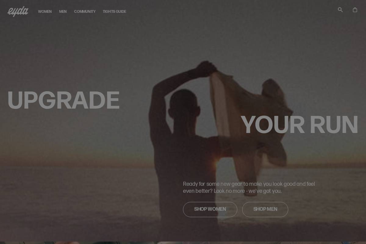 EYDA homepage screenshot