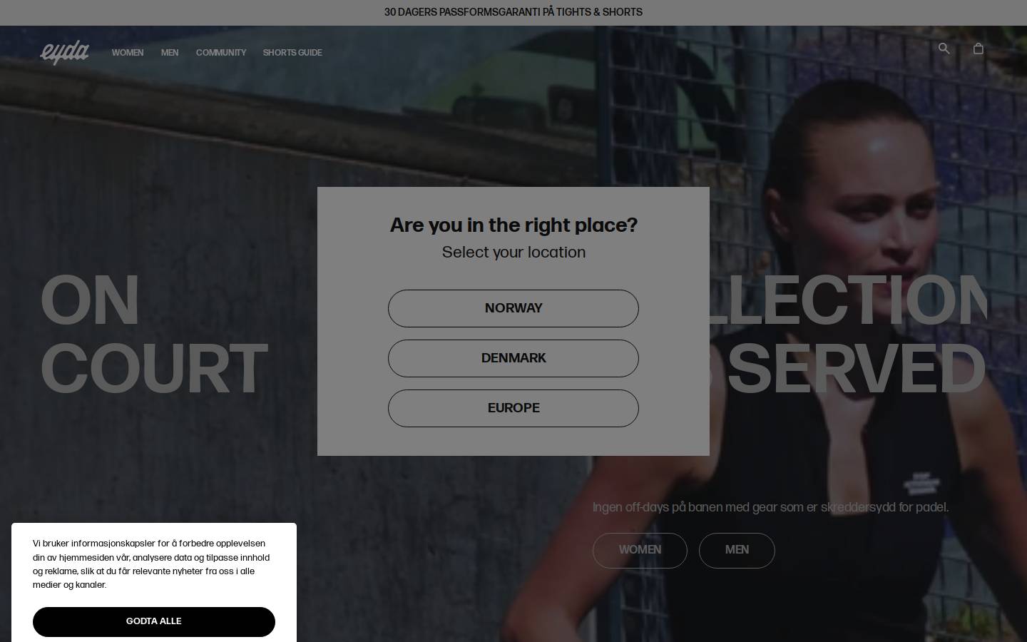 EYDA homepage screenshot