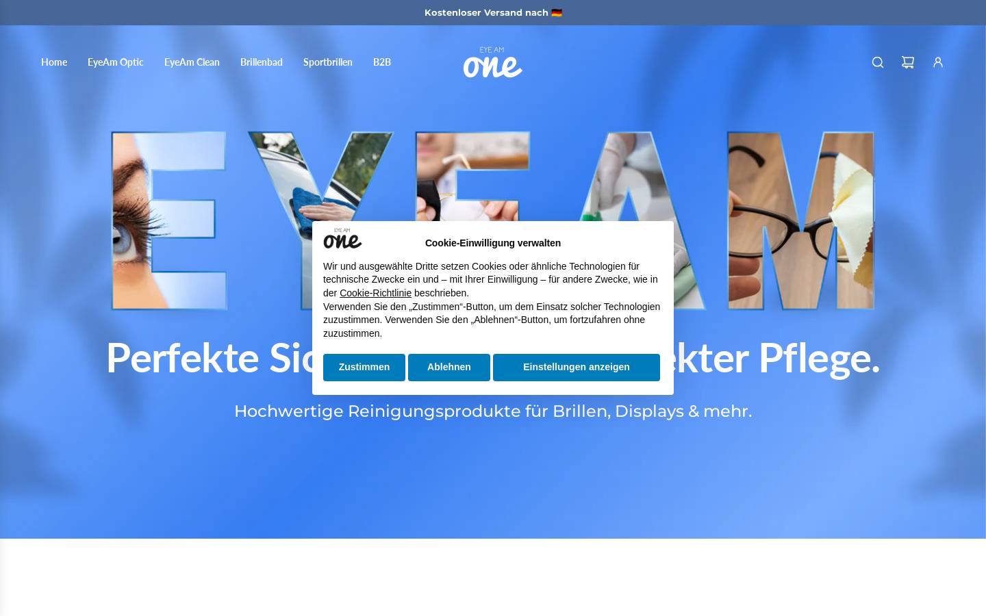 eyeam.one homepage screenshot