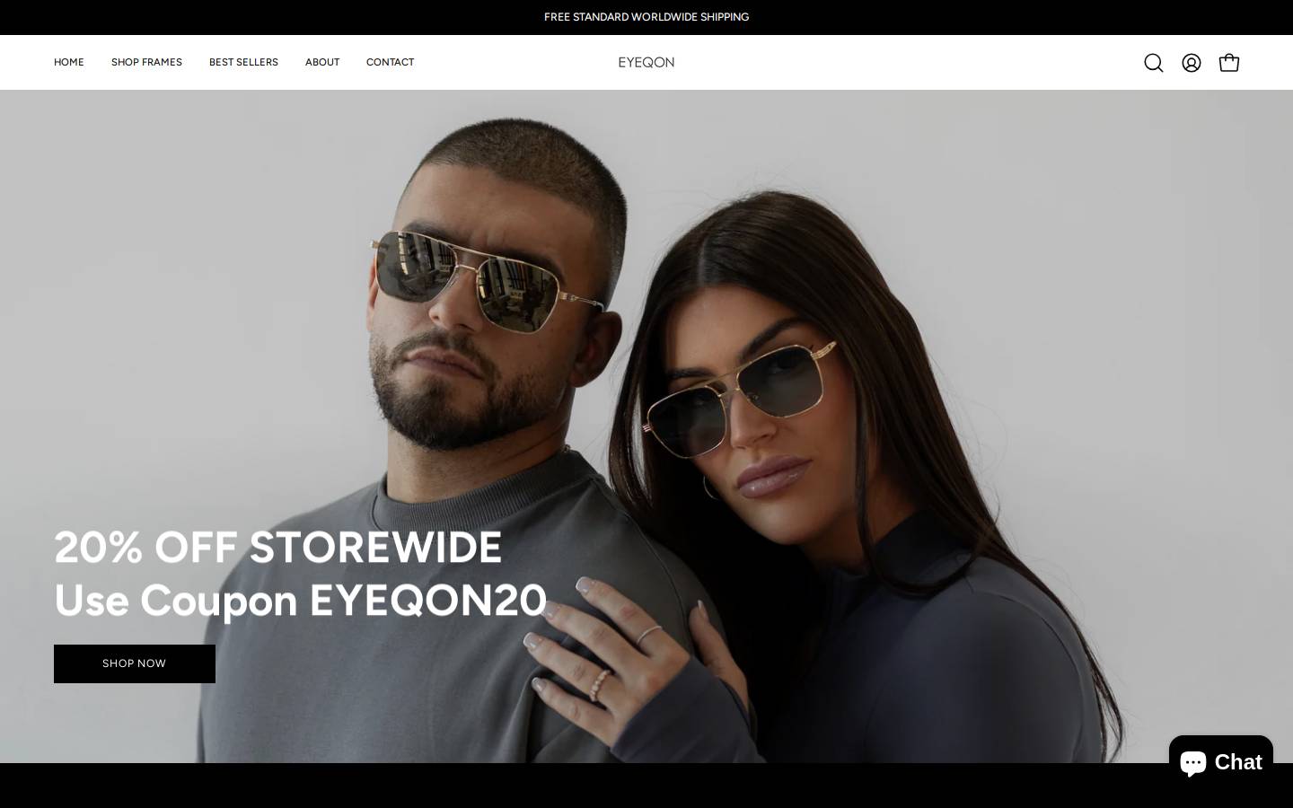 eyeqon.com homepage screenshot