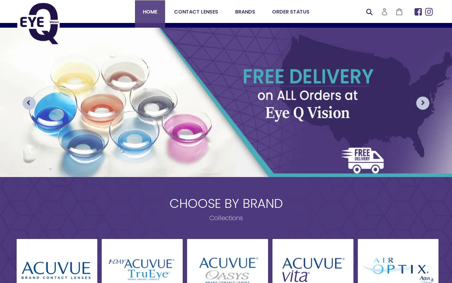 eyeqvisionny.com homepage screenshot