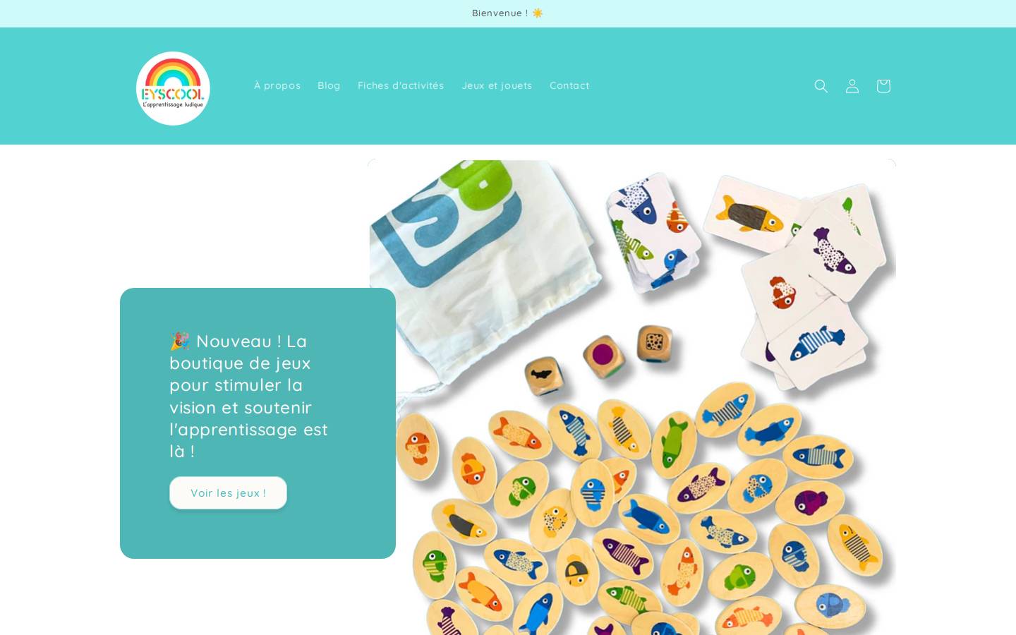 eyscool.com homepage screenshot