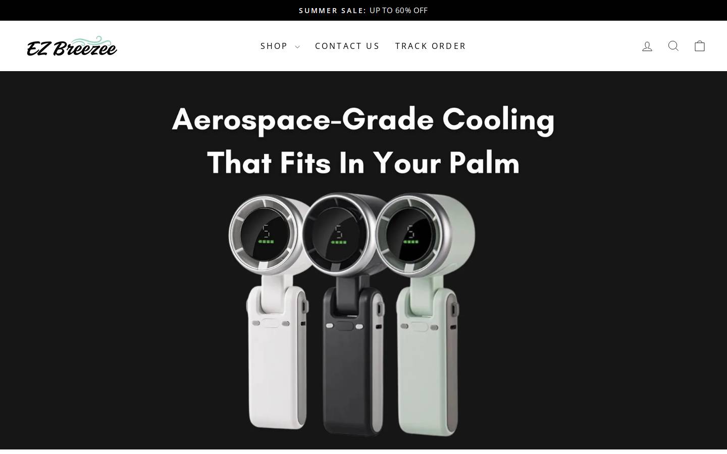 ez-breezee.com homepage screenshot