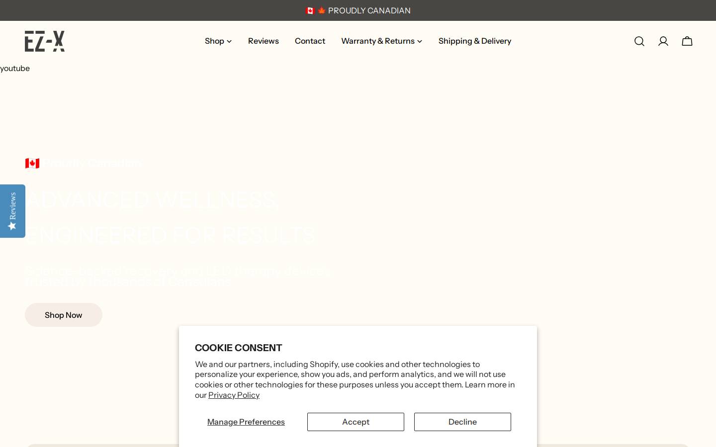 ez-x.ca homepage screenshot
