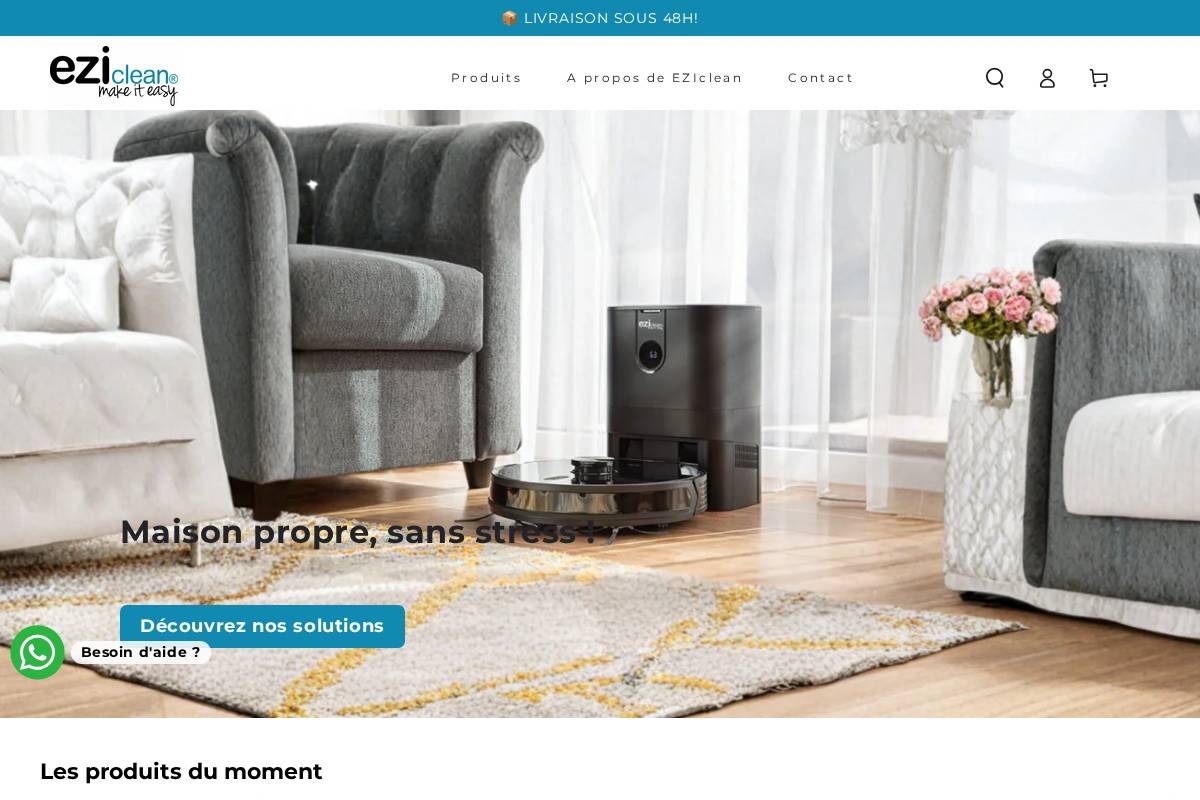eziclean.com homepage screenshot