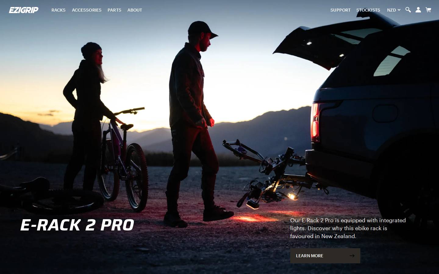 Ezigrip homepage screenshot