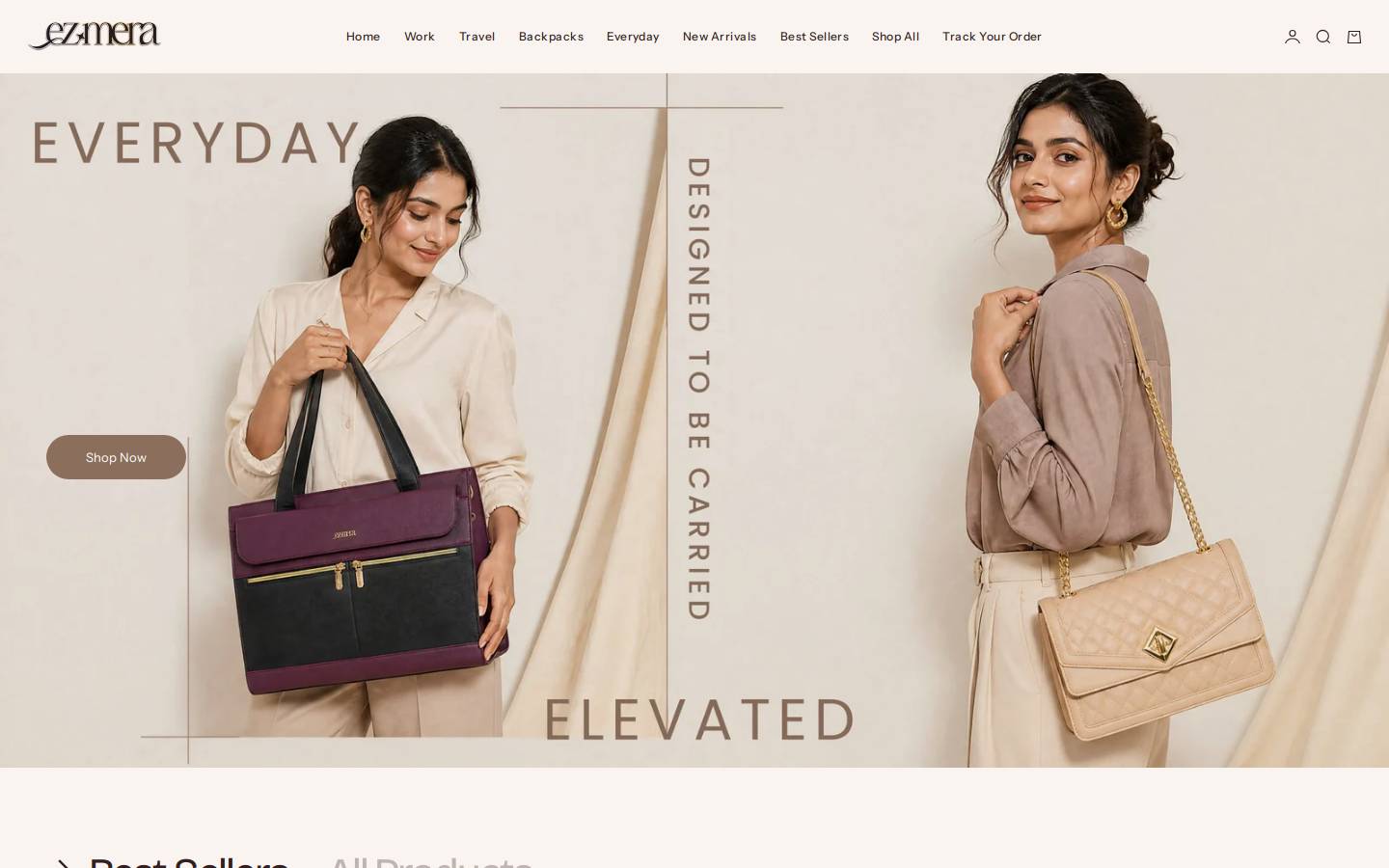 ezmera.com homepage screenshot