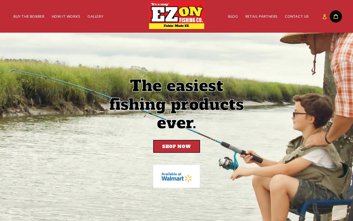 ezonfishingco.com homepage screenshot