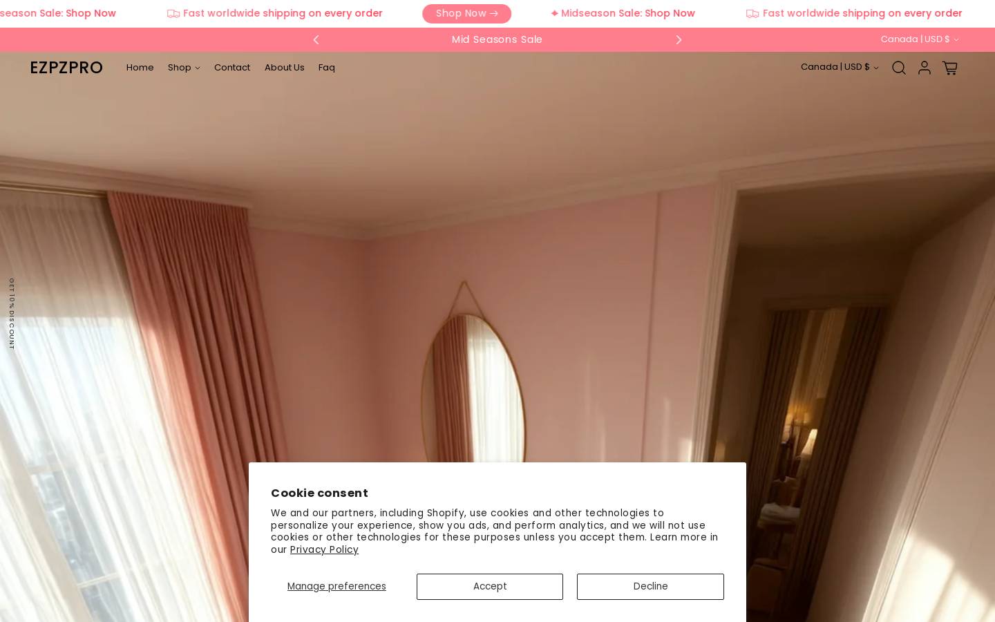 ezpzpro.com homepage screenshot