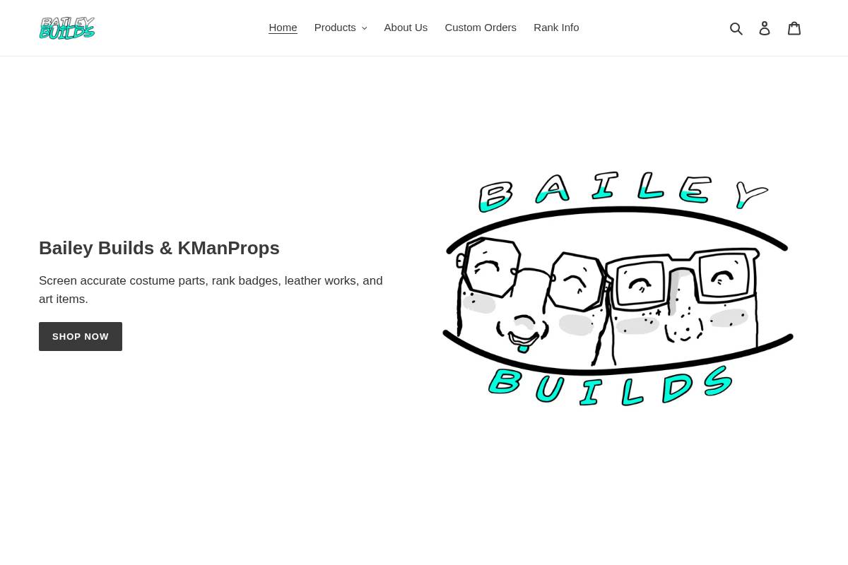 ezrabaileybuilds.com homepage screenshot
