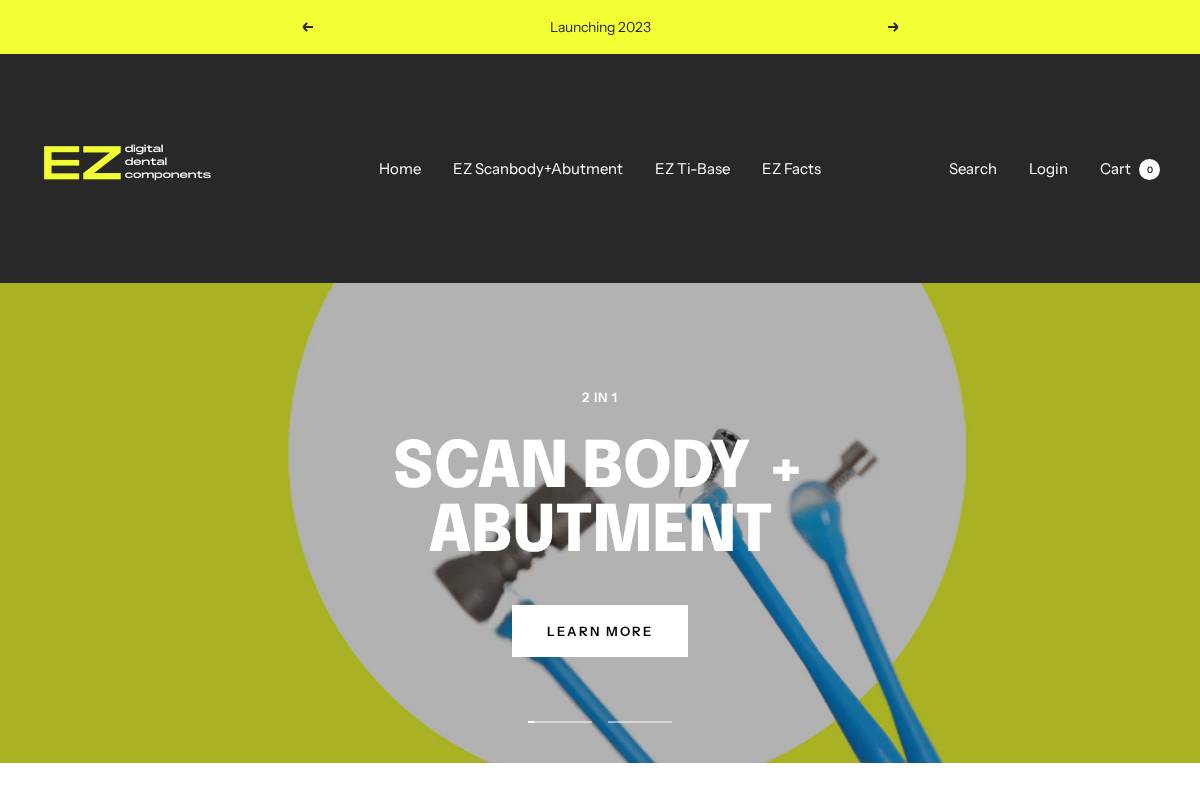 ezscanbody.com homepage screenshot