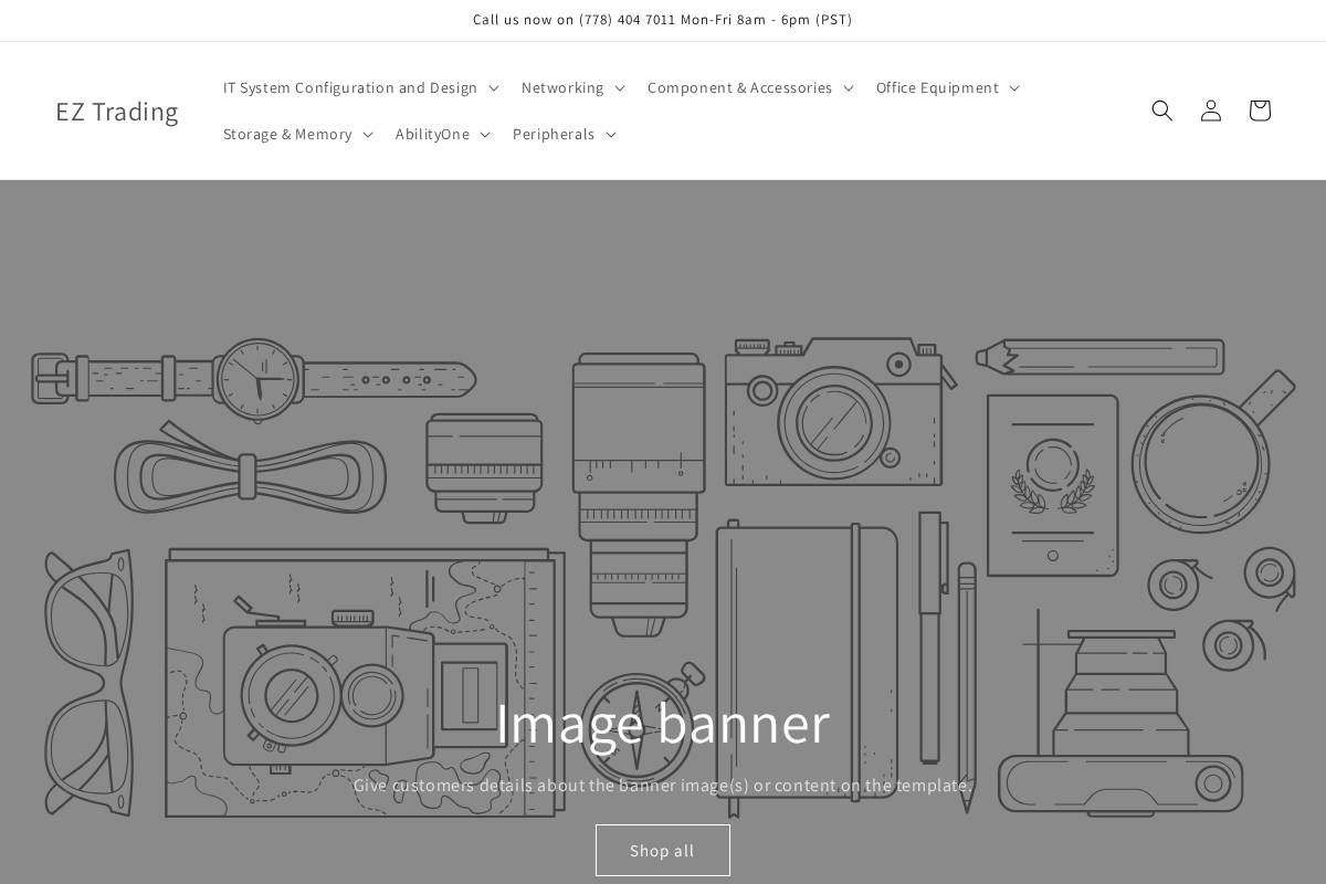 eztradingco.com homepage screenshot