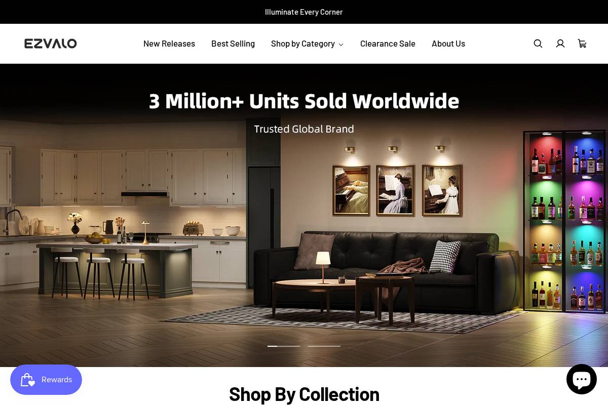 ezvalo.com homepage screenshot