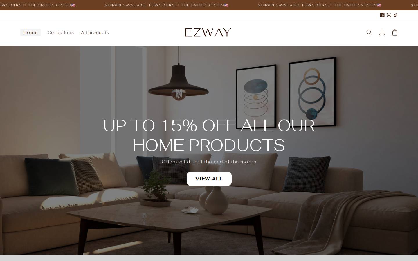 ezwaybuy.com homepage screenshot