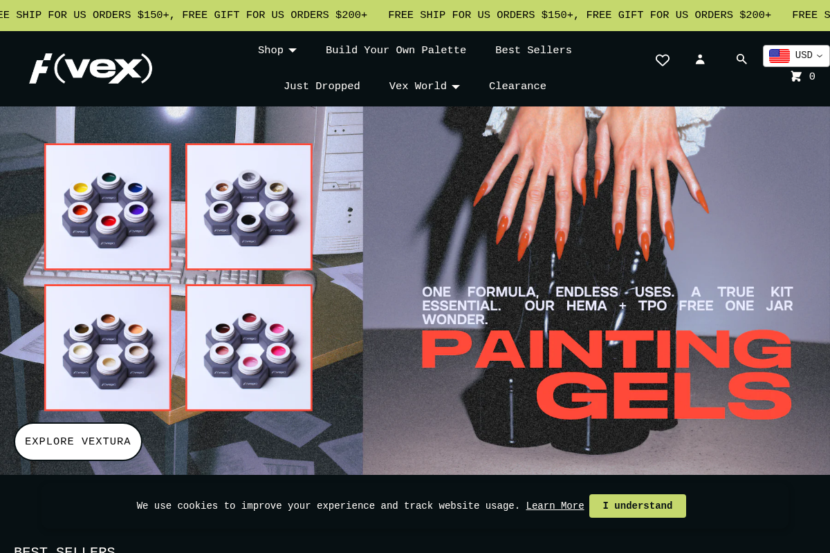 Function of Vex homepage screenshot