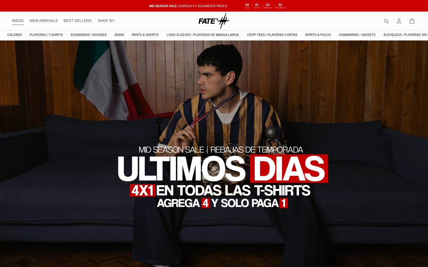 F4t3 homepage screenshot