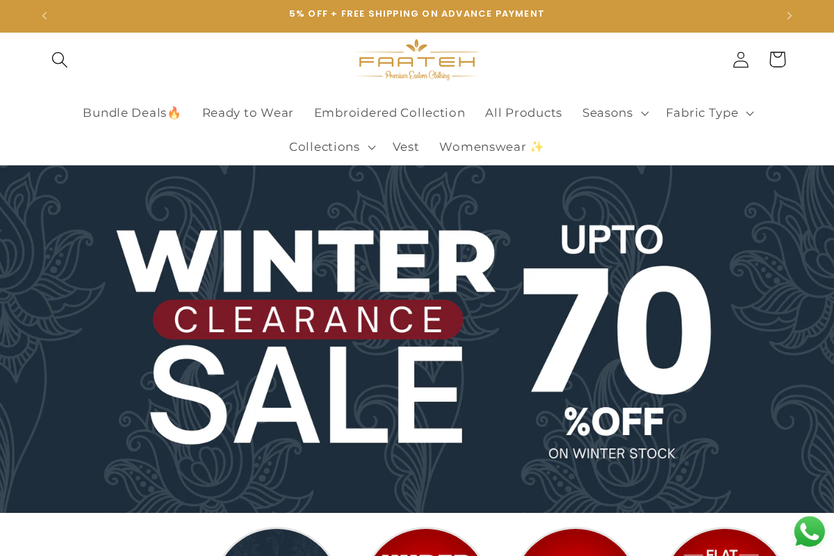 Faateh homepage screenshot