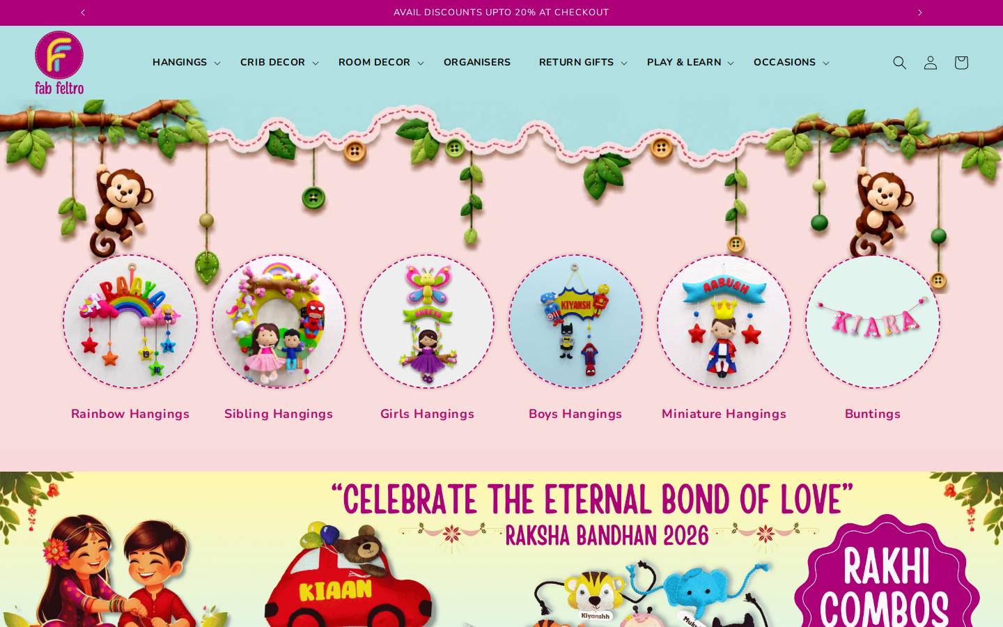 fabfeltro.com homepage screenshot