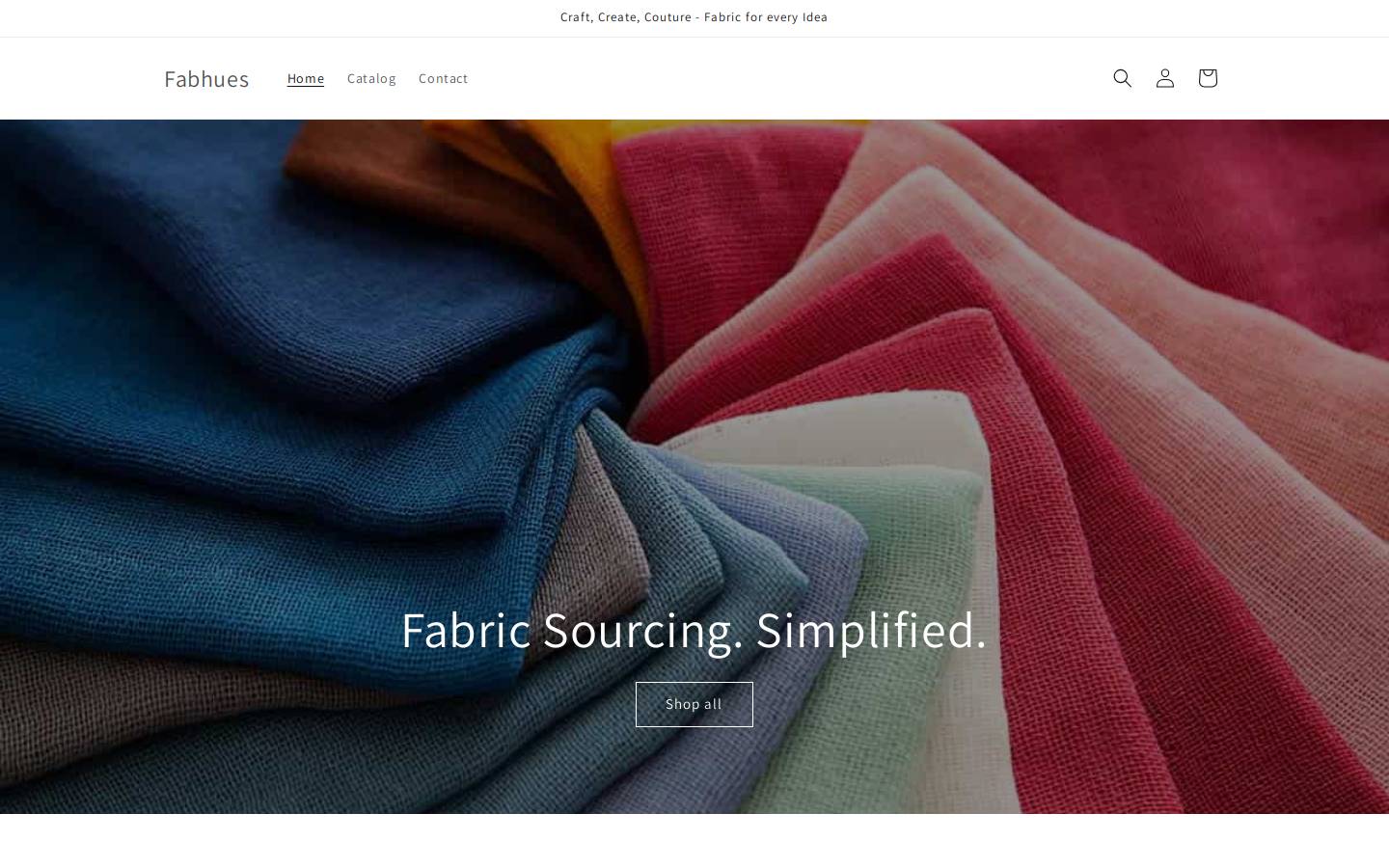 fabhues.com homepage screenshot