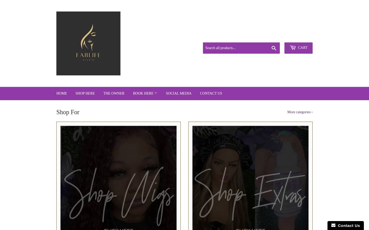 fablifestudio.com homepage screenshot
