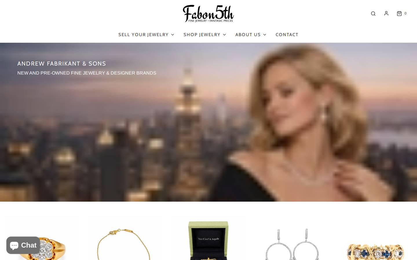 fabon5th.com homepage screenshot