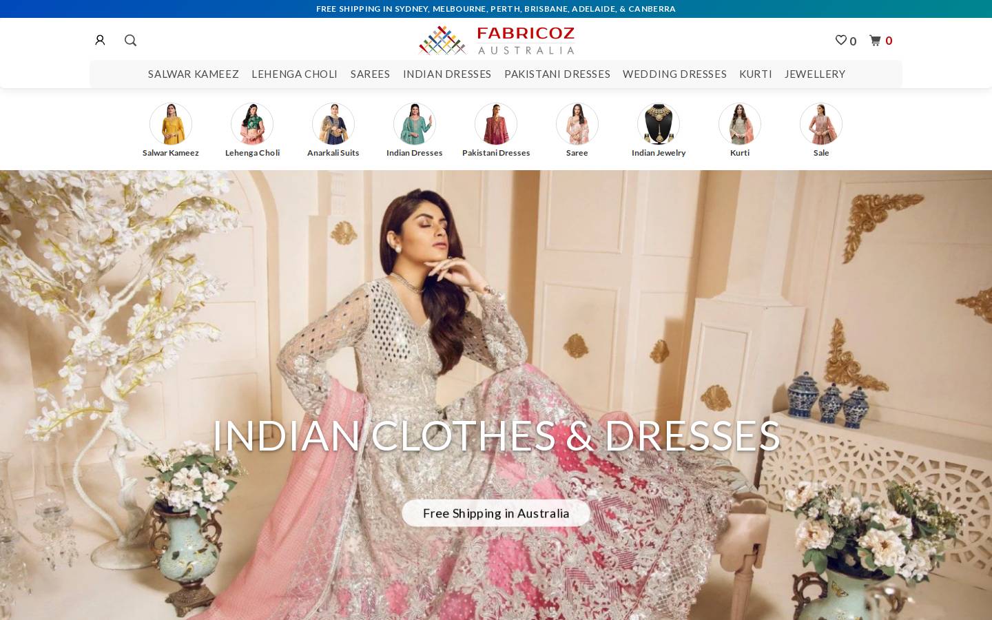 Fabricoz homepage screenshot