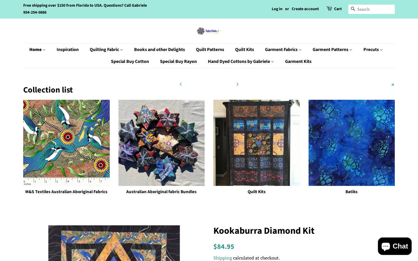 Fabrilish homepage screenshot