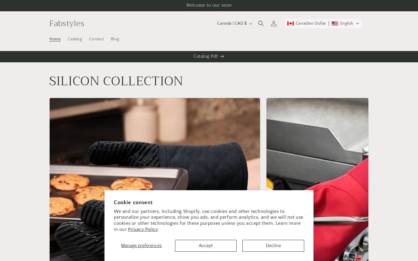 fabstyles.ca homepage screenshot