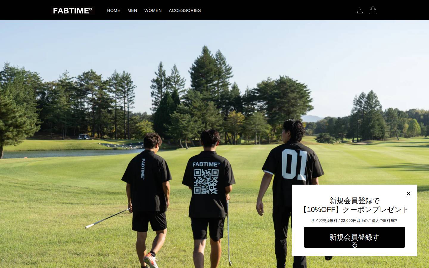 fabtimestore.com homepage screenshot