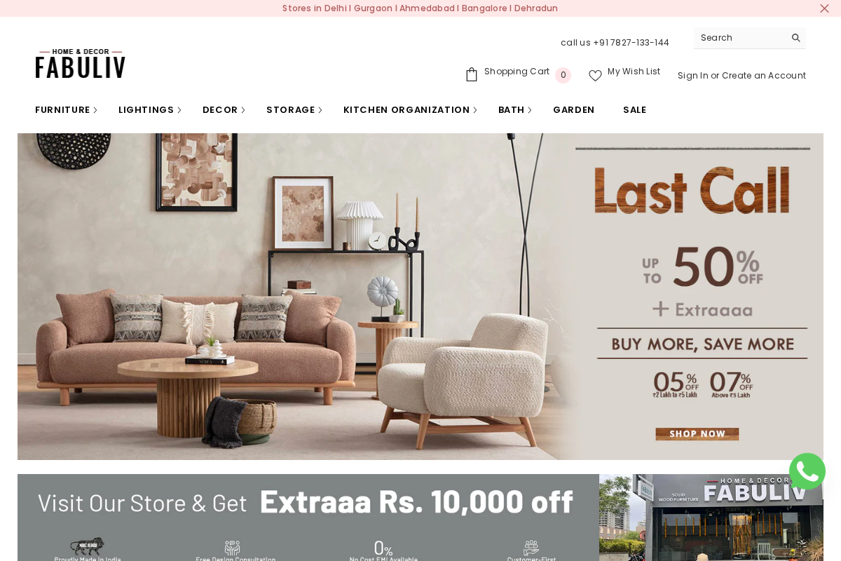 Fabuliv homepage screenshot