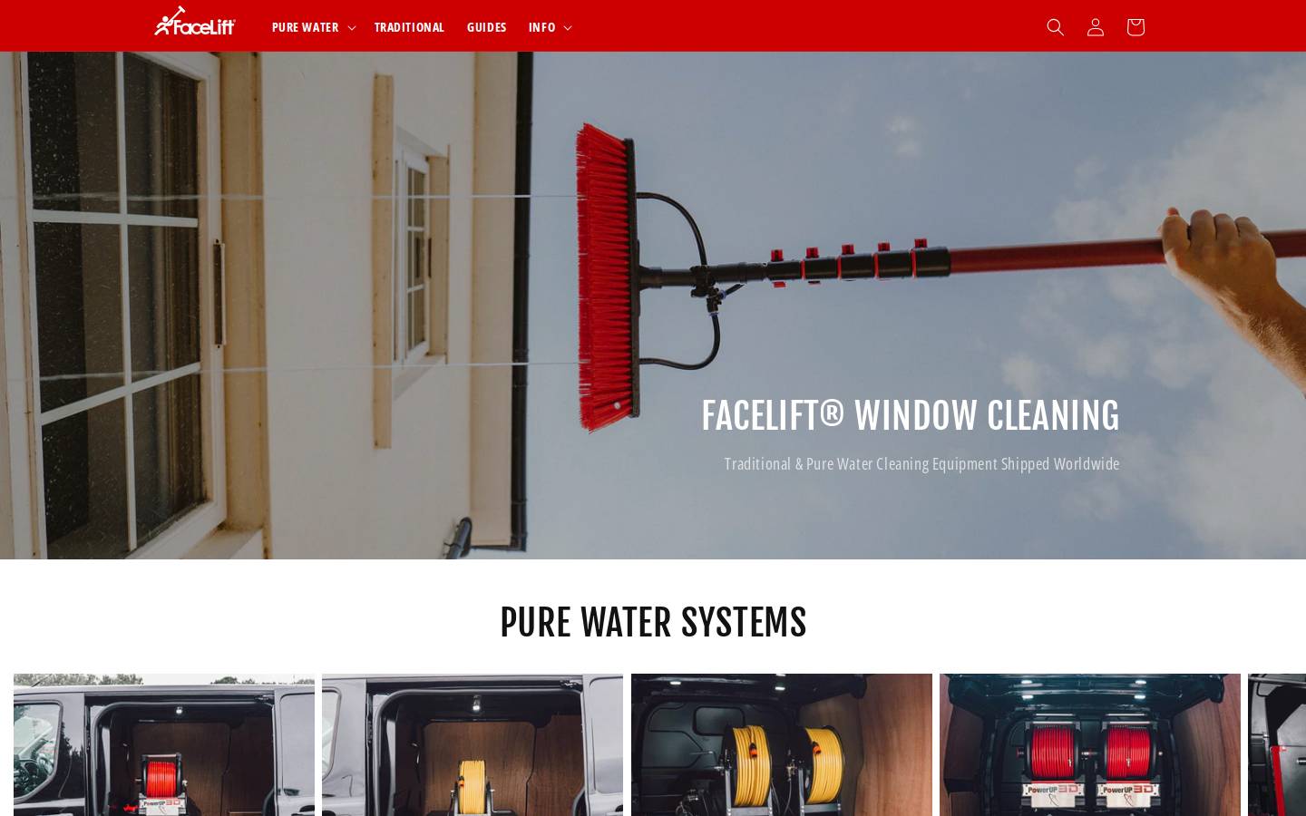 faceliftsystems.com homepage screenshot