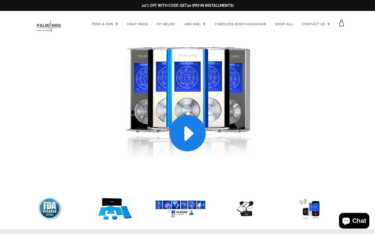 facenrg.com homepage screenshot