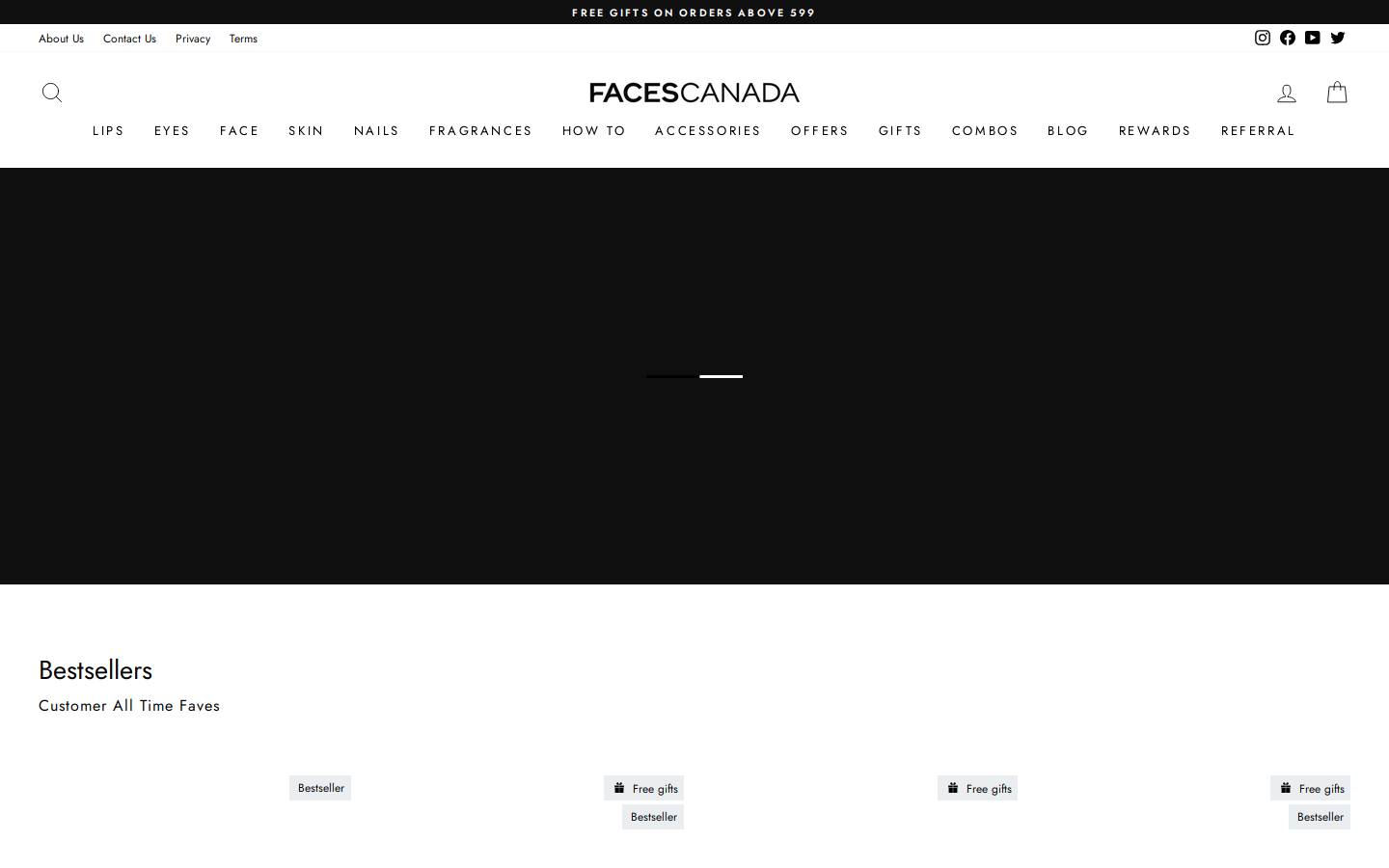 facescanada.com homepage screenshot