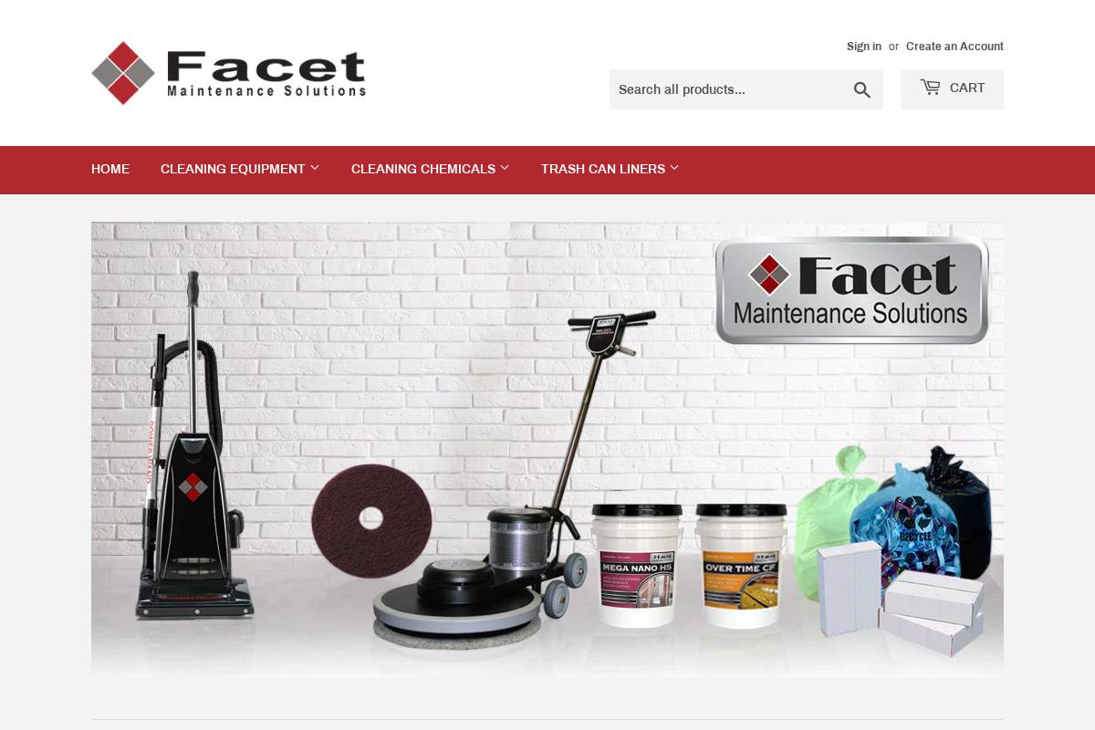 facetms.com homepage screenshot