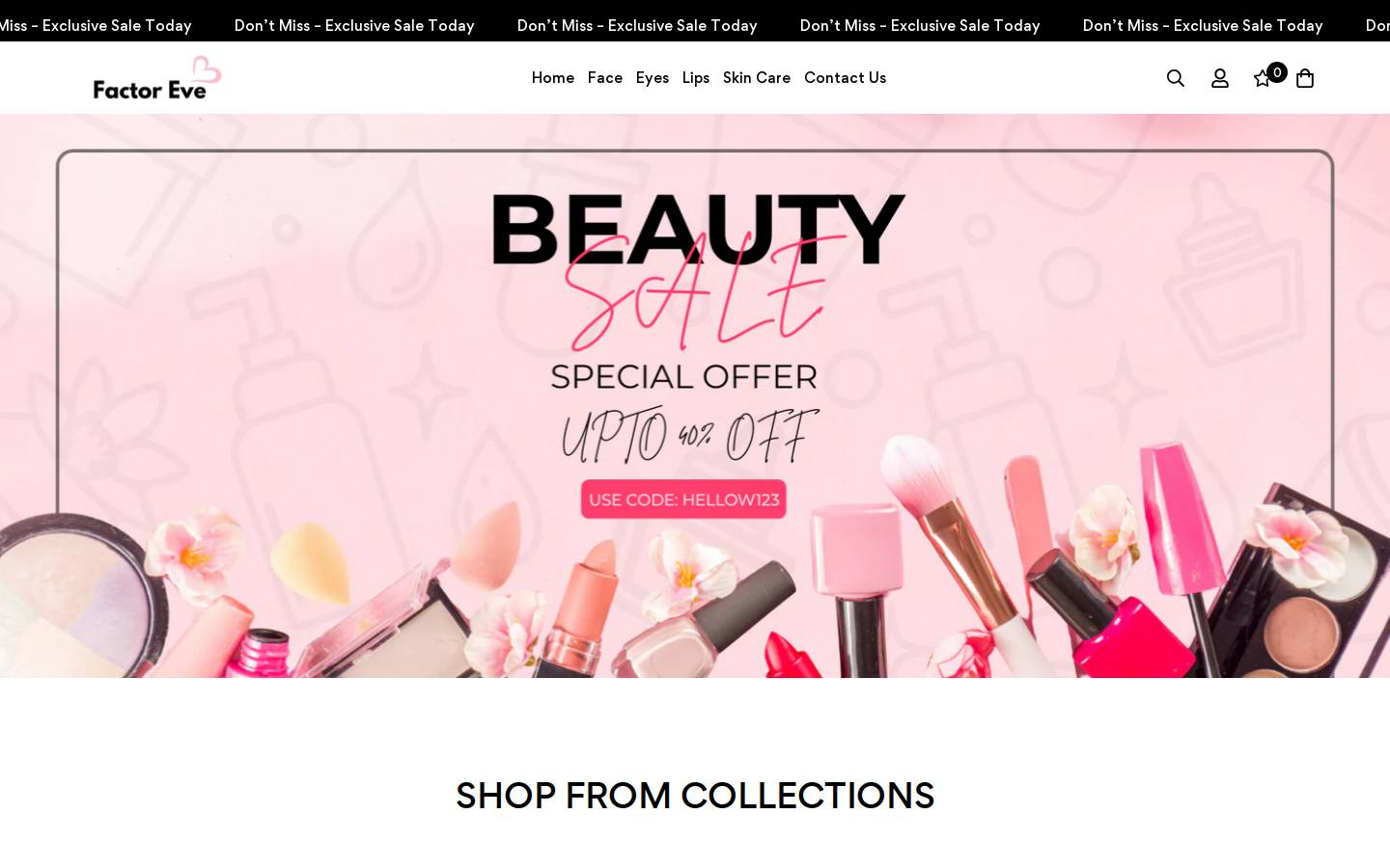 factoreve.com homepage screenshot