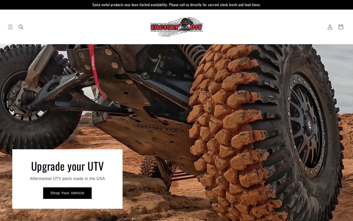 factoryutv.net homepage screenshot