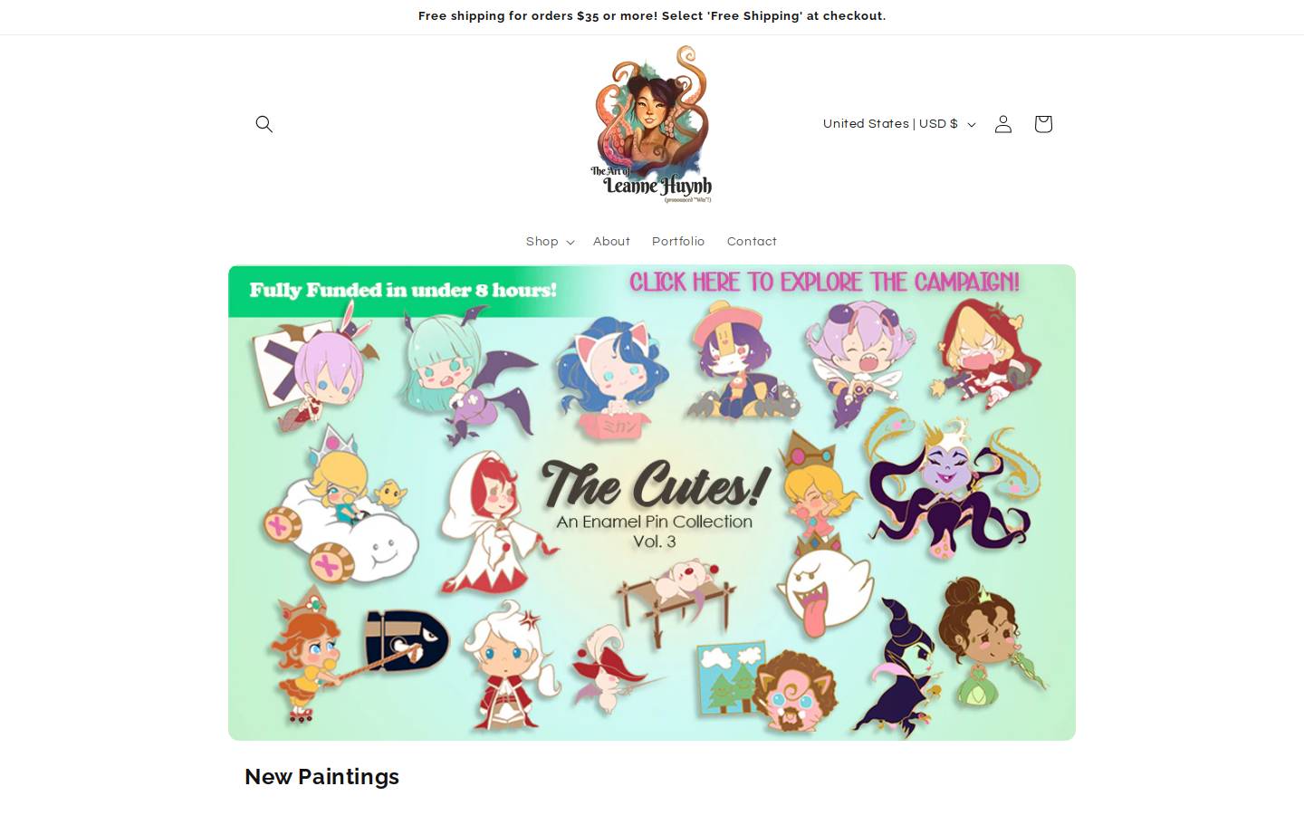 faedri.com homepage screenshot