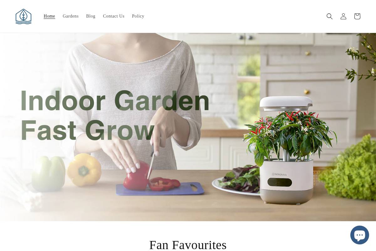 fafagrass.shop homepage screenshot