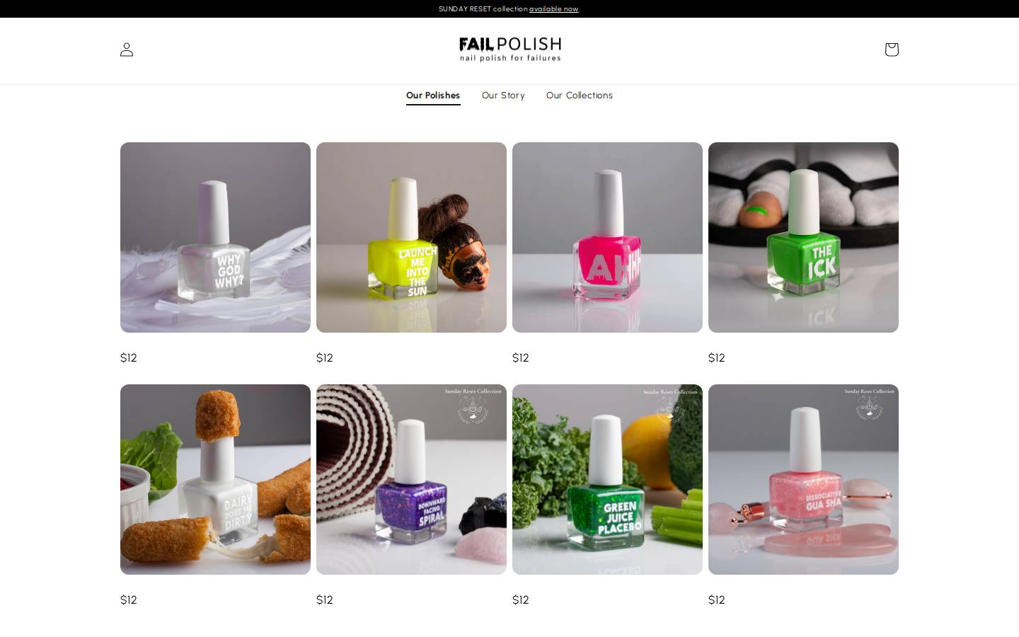 failpolish.com homepage screenshot