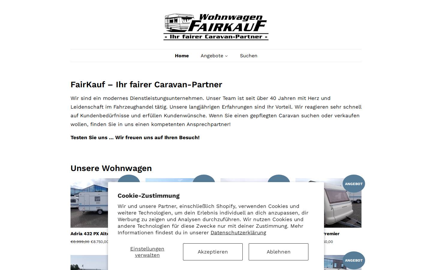 fairkauf.info homepage screenshot