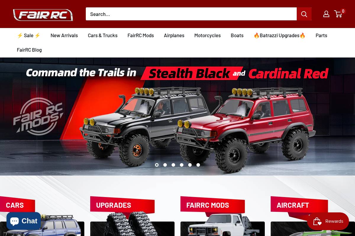 Fairrc homepage screenshot