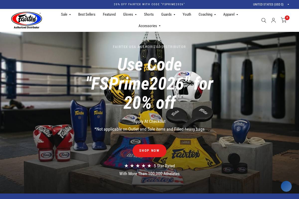 fairtexstore.com homepage screenshot