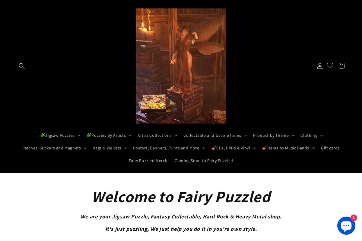 FairyPuzzled homepage screenshot