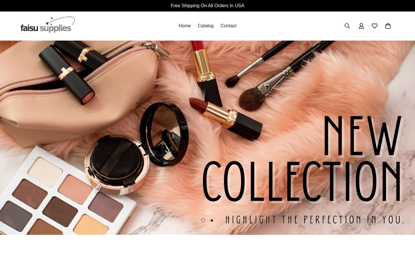 faisusupplies.store homepage screenshot