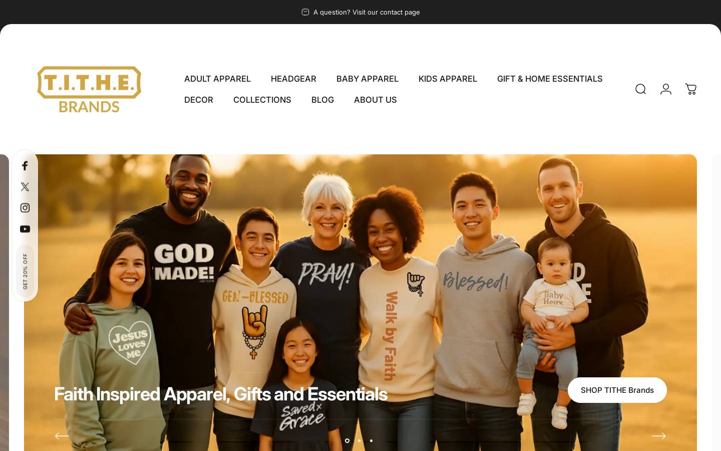 faith-wear.shop homepage screenshot
